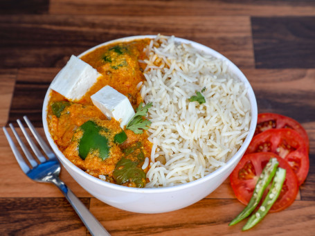 Shahi Paneer Gravy With Rice