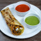 Special Chicken Tikka Egg Kathi Roll Special Lacha Pyaz , Chutney