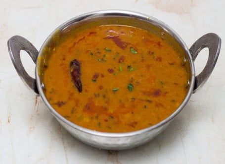 Yellow Dal With Steam Rice
