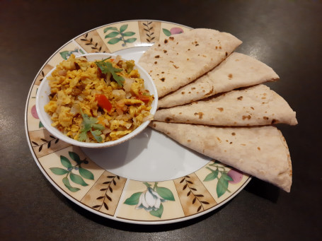 Egg Bhurji 4 Butter Tawa Roti