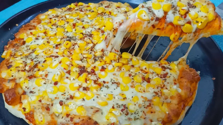 7 Mixed Cheese And Corn Pizza (Serves 1)