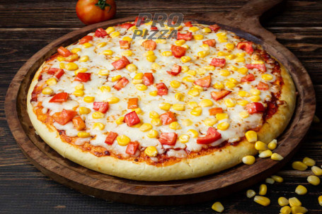 Queso Maíz Tomate Pizza