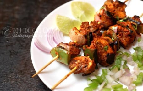 Grilled Mushroom Tikka