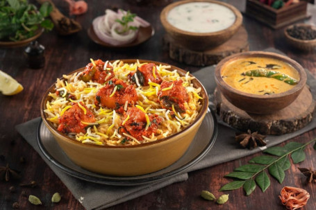 Paneer 65 Hyderabadi Biryani