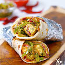 Single Achari Paneer Roll