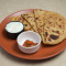 Aloo Pyaz Paratha Butter Pickle