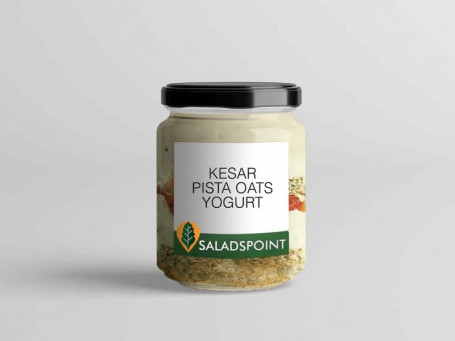 Kesar Pista Oats Yogurt