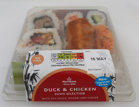 Morrisons Medium Duck Chicken Sushi Pk