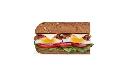 Bbq Bacon And Egg Subway Desayuno Six Inch