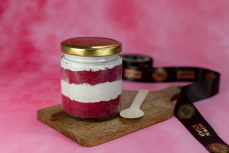 Red Velvet Cheese Cake Jar