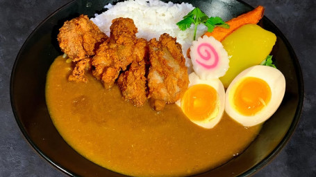 [Curry Rice] {Karage}