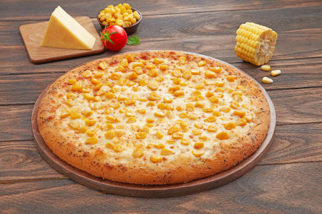 Corn And Cheese Pizza With Cheese