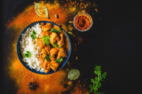 Amritsari Butter Chicken With Jeera Rice Meal
