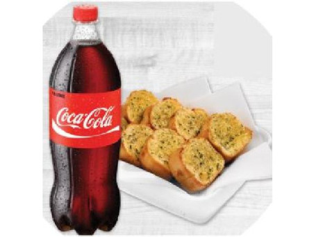 Garlic Bread With Cheese Cold Drink (Chefs Choice)