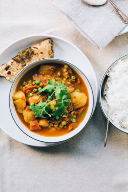 Aloo Tamatar Rice Bowl