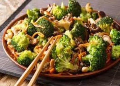 Broccoli And Mushroom With Kasundi Mayo