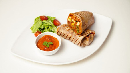 Schezwan Paneer Corn Wrap