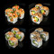 4 In 1 Sushi Box Veg (16Pcs)