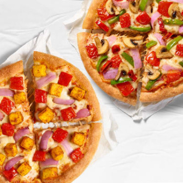 Oferta De Gran Valor: 2 Pizzas Vegetarianas Personales A Partir De Rs 299 (Ahorre Hasta 47