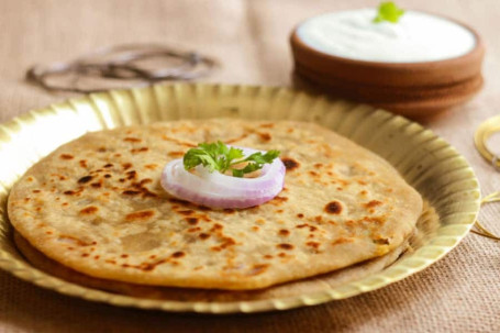 2 Aloo Pyaaz Parantha Raita Sweet