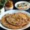 Desi Ghee Paneer Mushroom Pyaz Paratha