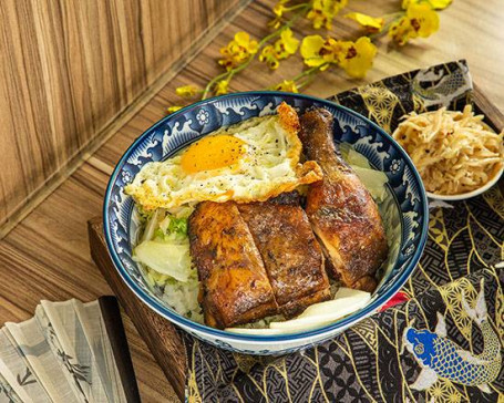 烤雞蓋飯 Grilled Chicken Donburi