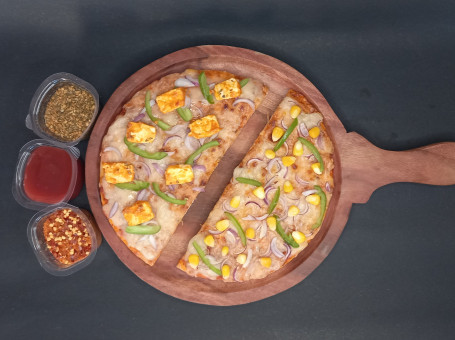 American Corn And Peppy Paneer Pizza