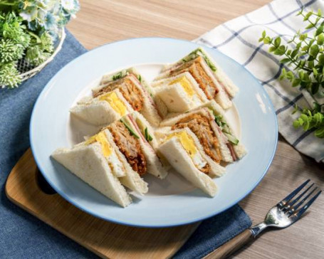 脆皮雞腿總匯 Crispy Chicken Drumstick Club Sandwich