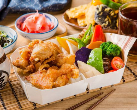 Táng Yáng Jī Cān Hé Chicken Karaage Set Meal