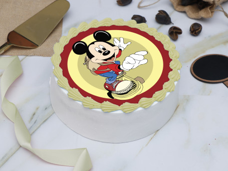Torta Con Foto De Mickey Mouse