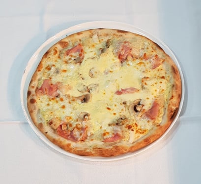 Pizza Carbonara Sin Gluten