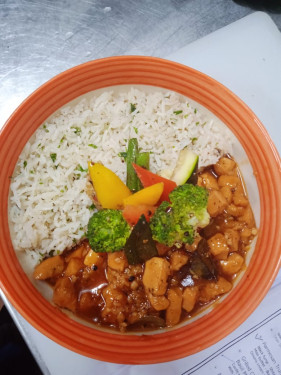 Orange-Chicken Buddha Bowl