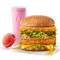 Batido De Fresa Big Mac De Pollo