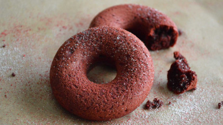 Rosquilla De Terciopelo Rojo