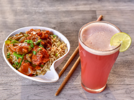 Rice Bowl+ Jathi Fruit Moctail