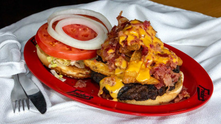 Hamburguesa Con Cerveza Cargada