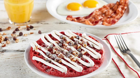 Red Velvet Waffle Platter