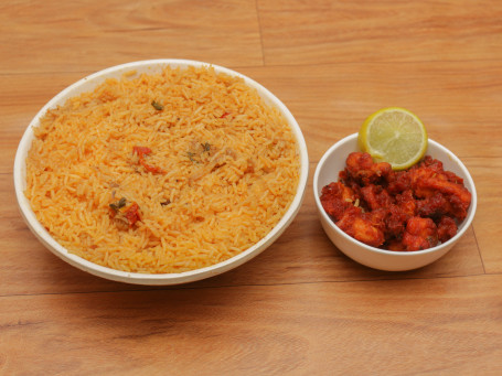 Chicken Biryani (1) Chilli Chicken (1)