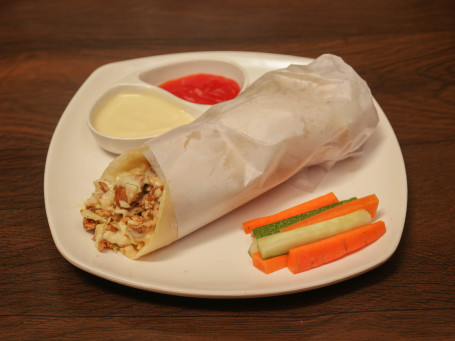 Spicy Tandoori Chicken Shawarma(Bestseller)