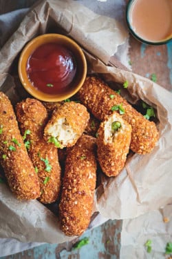 Cheesy Veg Fingers