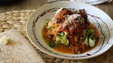 Albóndigas De Calabaza Espagueti