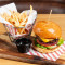 Fridays Trade; Signature Glaze Single Stack Burger And Fries
