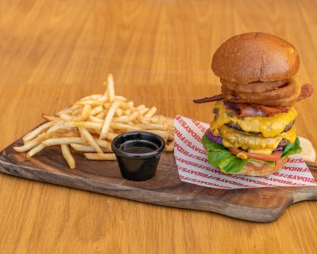 Ultimate Fridays Trade; Signature Glaze Burger And Fries