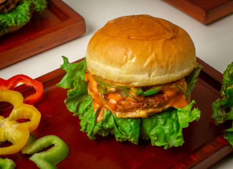 Lava Cheese Chicken Burger