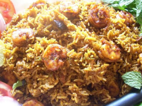 Chettinadu Prawns Biriyani