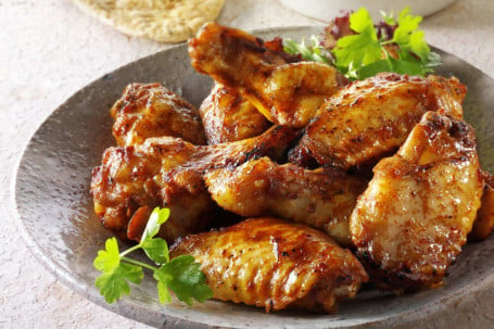 Tandoori Chicken Wings (6Pc) Salad Dip Mayo