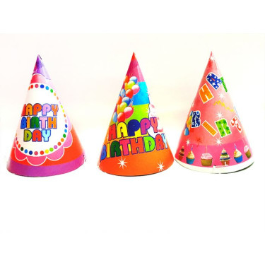 Gorros Cumpleaños (Pack De 12)