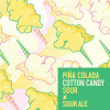 Piña Colada Cotton Candy Sour
