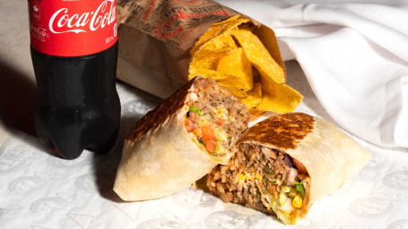 Combo De Burrito De Carne Molida