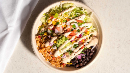 Bean, Cheese, And Guacamole Bowl